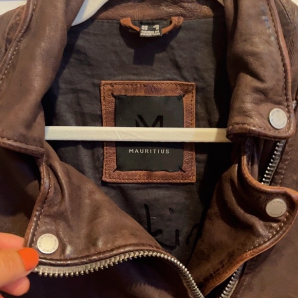 Mauritius leather jacket - Picture 5 of 5